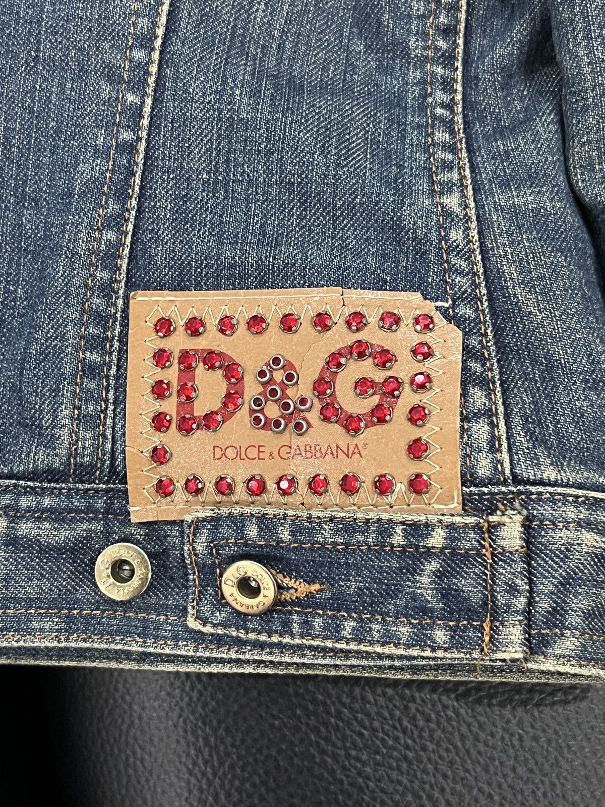 Dolce & Gabbana Dolce & Gabbana D&G 2004 Leopard Lined Denim Jacket Size US XS / EU 42 / 0 - 10 Thumbnail