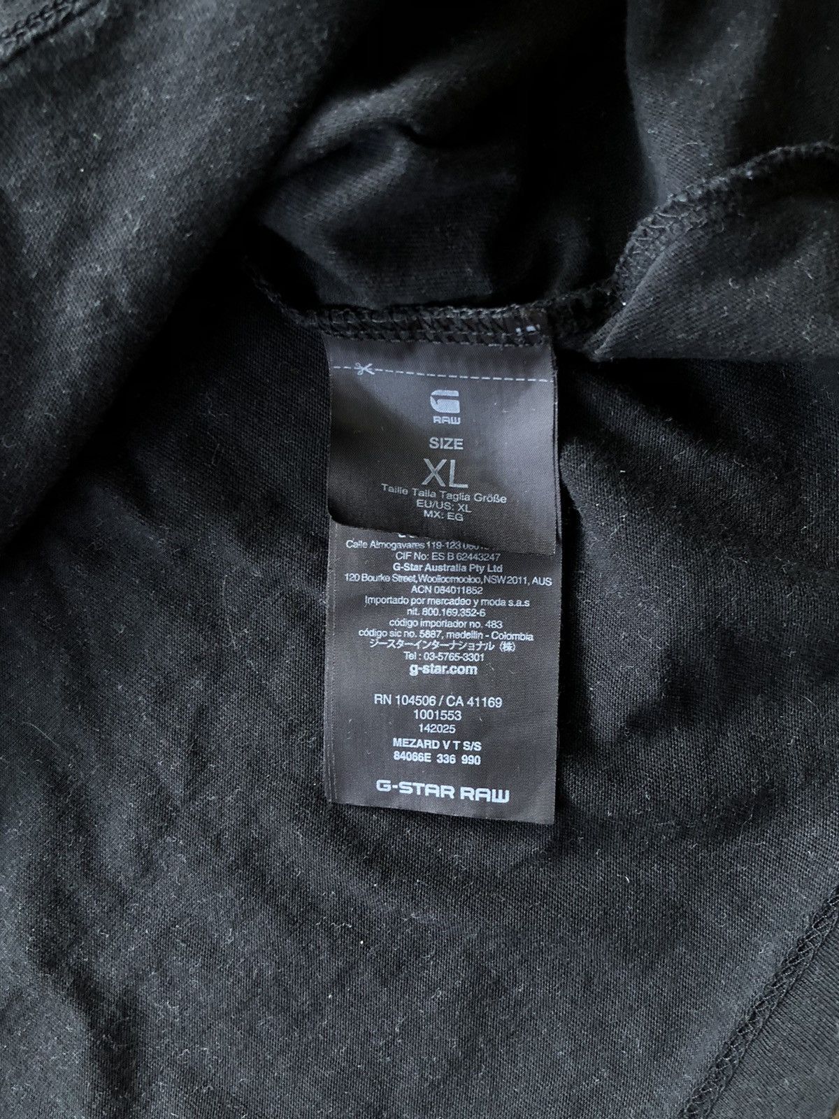 G-Star × Vintage 90’s G STAR RAW RETRO V-NECK AVANT-GARDE Y2K TEE Size US XL / EU 56 / 4 - 5 Thumbnail