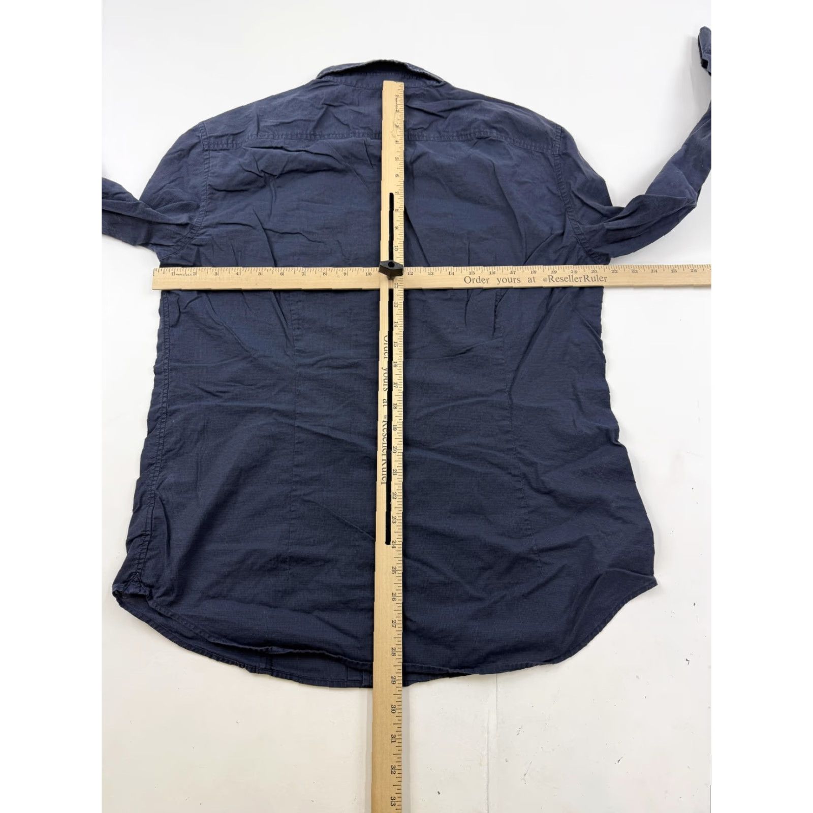 John Varvatos John Varvatos Shirt Mens L Blue Solid Long Sleeve Button Up Pockets Casual Size US L / EU 52-54 / 3 - 7 Thumbnail