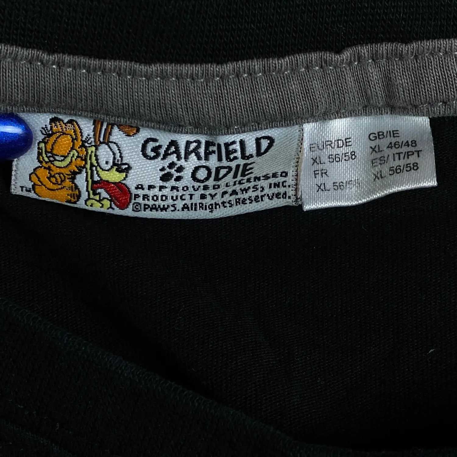 Vintage Mens Vintage T Shirt Garfield x Odei Size XL Size US XL / EU 56 / 4 - 4 Thumbnail