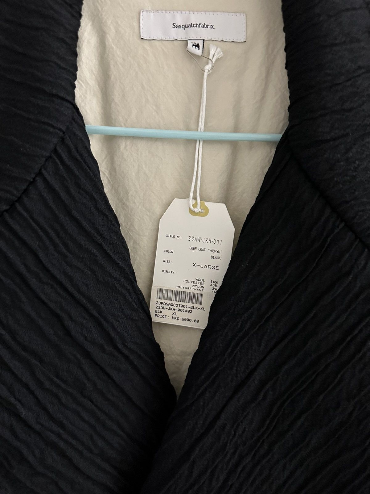Sasquatchfabrix Sasquatchfabrix Gown coat YouRyu black wool Size US L / EU 52-54 / 3 - 4 Thumbnail