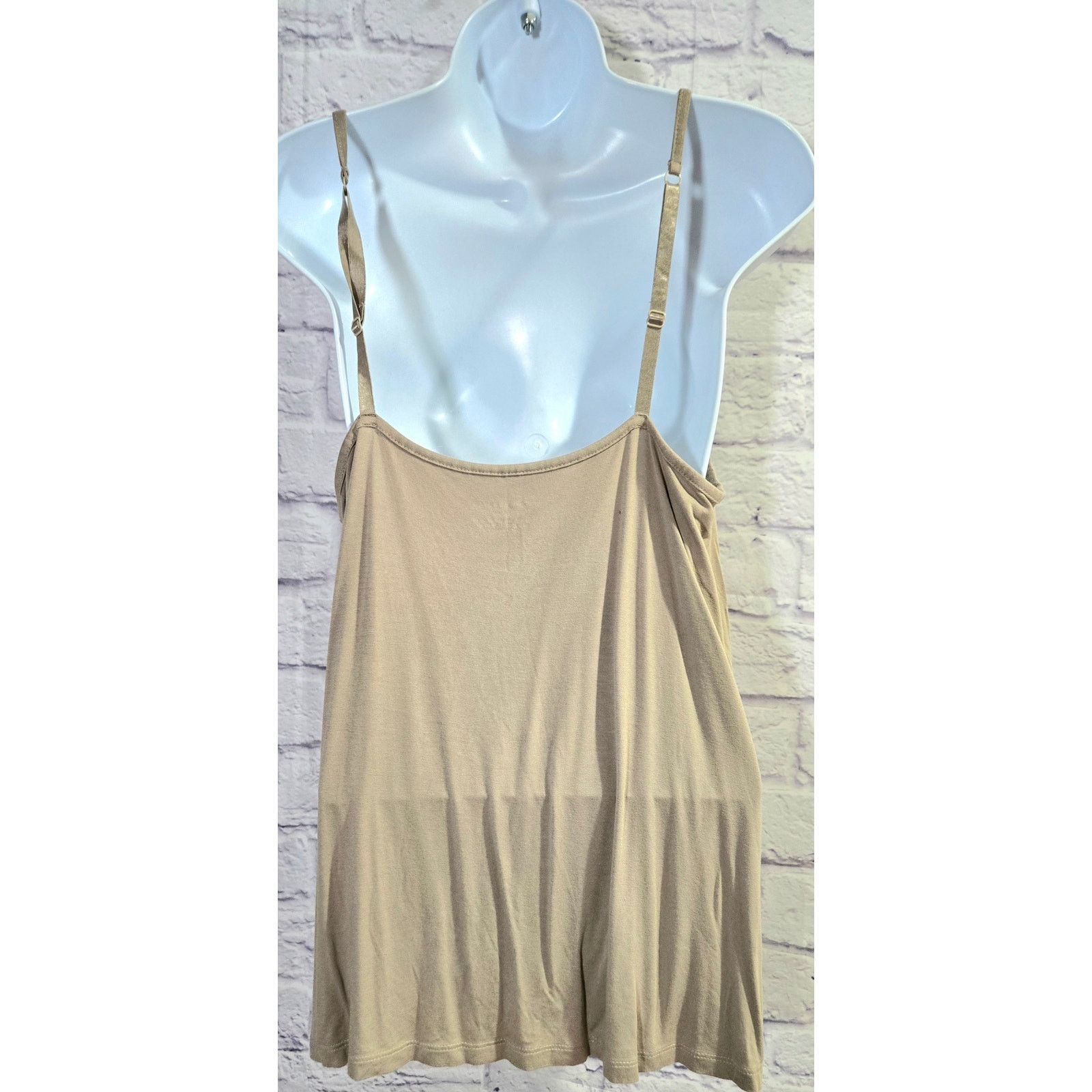 Other Lane Bryant Tan Brown Adjustable Spaghetti Straps Tank 14/16 Size L / US 10 / IT 46 - 3 Thumbnail
