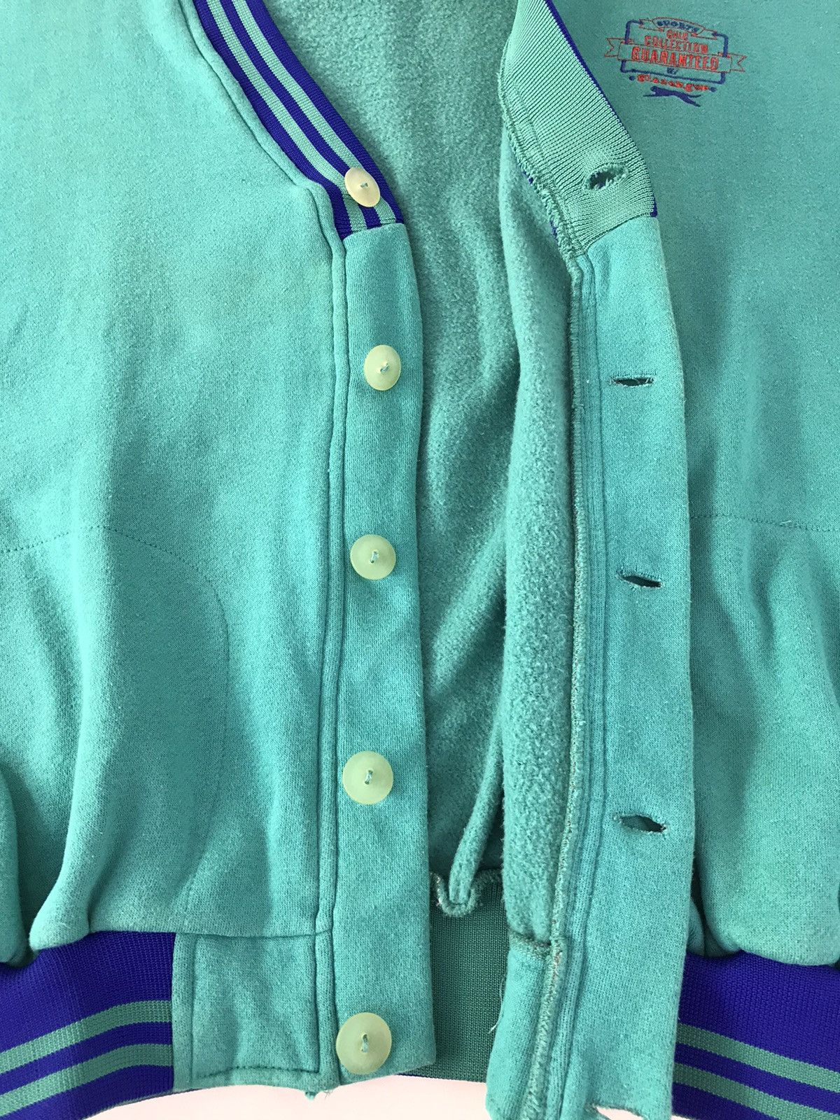 Japanese Brand × Vintage Vintage Sweater Cardigan Slazenger Button Up Style Size US L / EU 52-54 / 3 - 8 Thumbnail