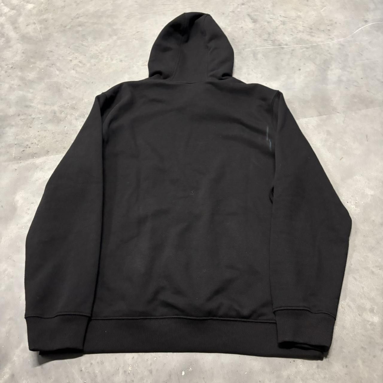 Japanese Brand × Vintage Crazy Vintage Y2K/2000s Black Blank Heavyweight Essential Hoodie! Size US XL / EU 56 / 4 - 7 Thumbnail