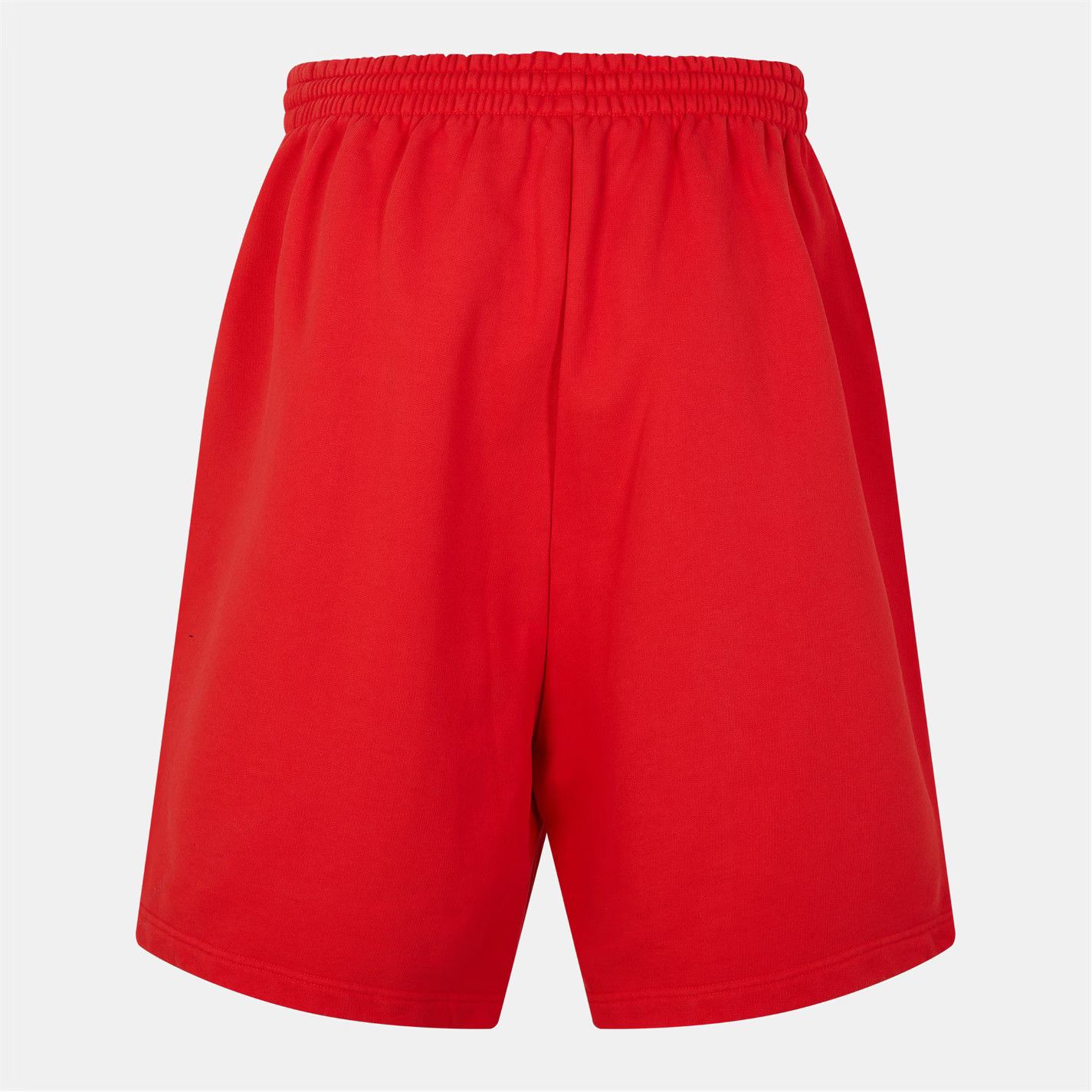 Balenciaga o1g2r1mq0226 Contemporary Fit Fleece Jogger Shorts In Red Size US 26 / EU 42 - 2 Thumbnail