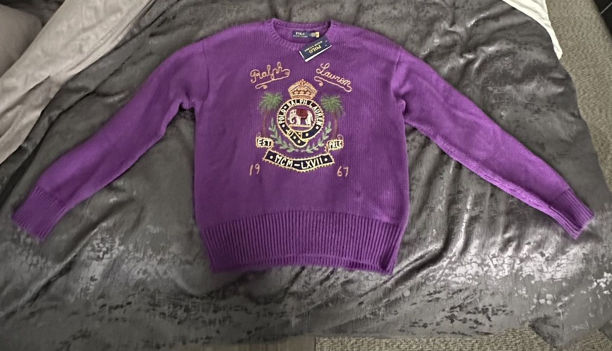 Ralph Lauren BRAND NEW SOLD OUT Ralph Lauren Embroidered Sweater Size US M / EU 48-50 / 2 - 1 Thumbnail
