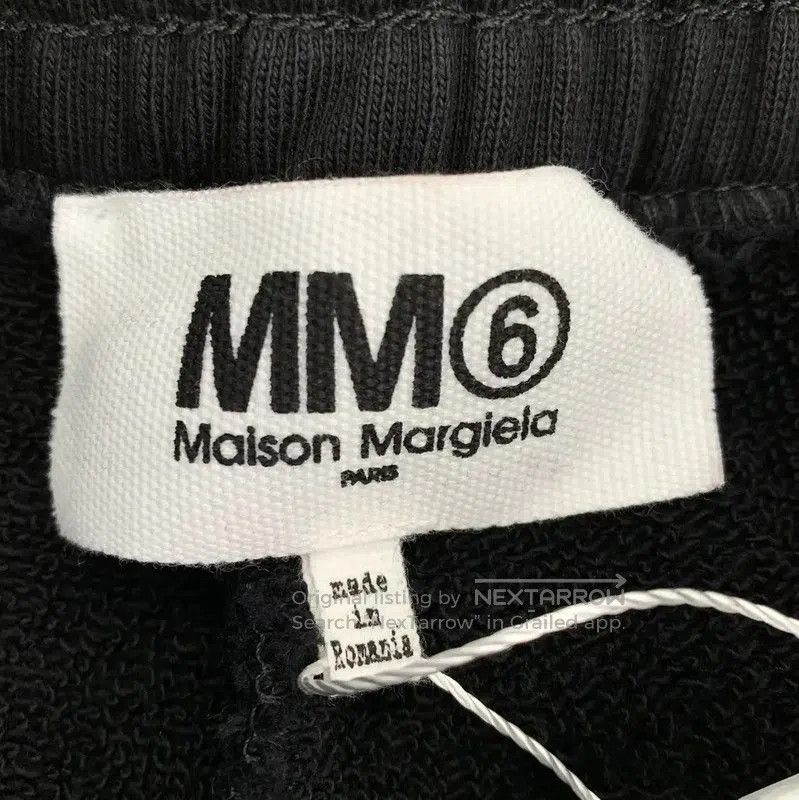 Maison Margiela Maison Margiela Black Cotton Casual Pants . Size 23" - 5 Thumbnail