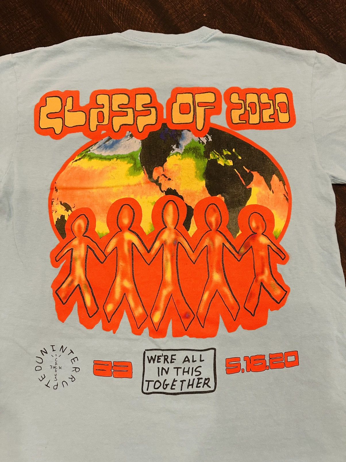 Travis Scott Cactus Jack Travis Scott Medium Class of 2020 Blue T Shirt Size US M / EU 48-50 / 2 - 2 Thumbnail