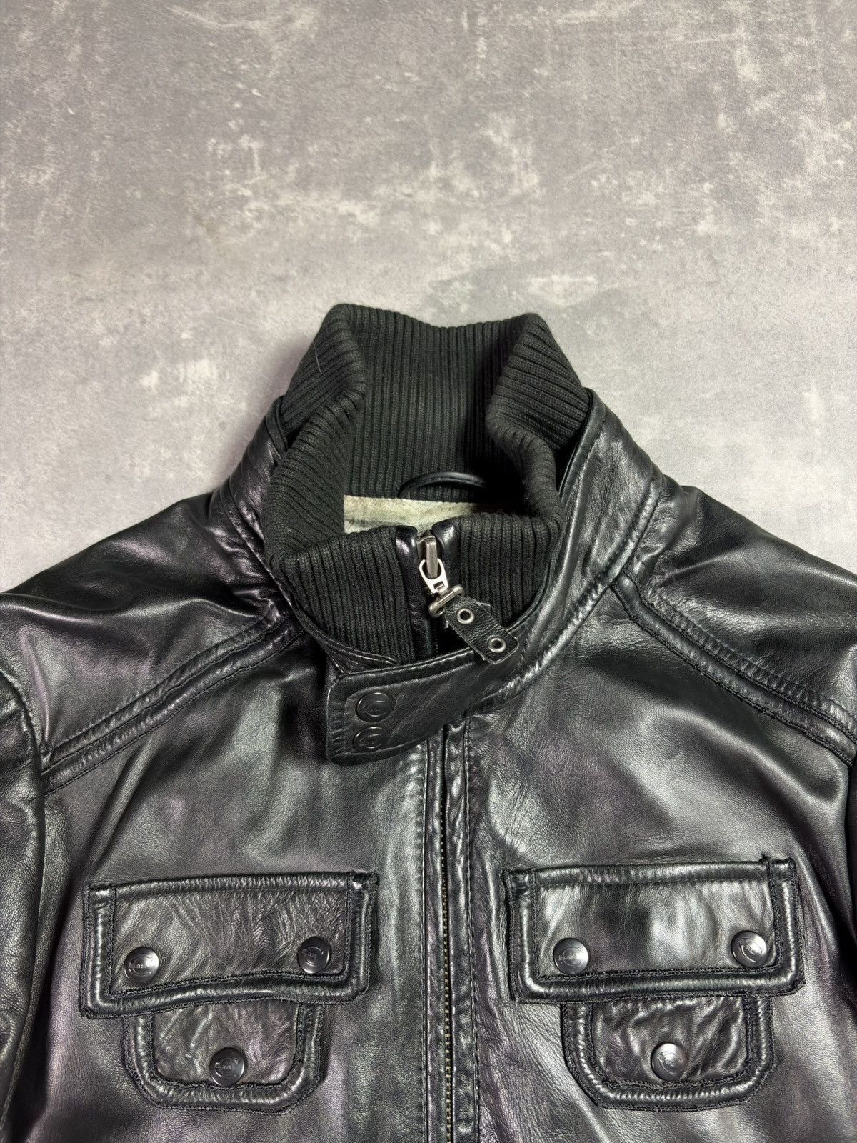 Just Cavalli 00s Just Cavalli Leather Bomber Jacket M L Archive Size US M / EU 48-50 / 2 - 11 Thumbnail