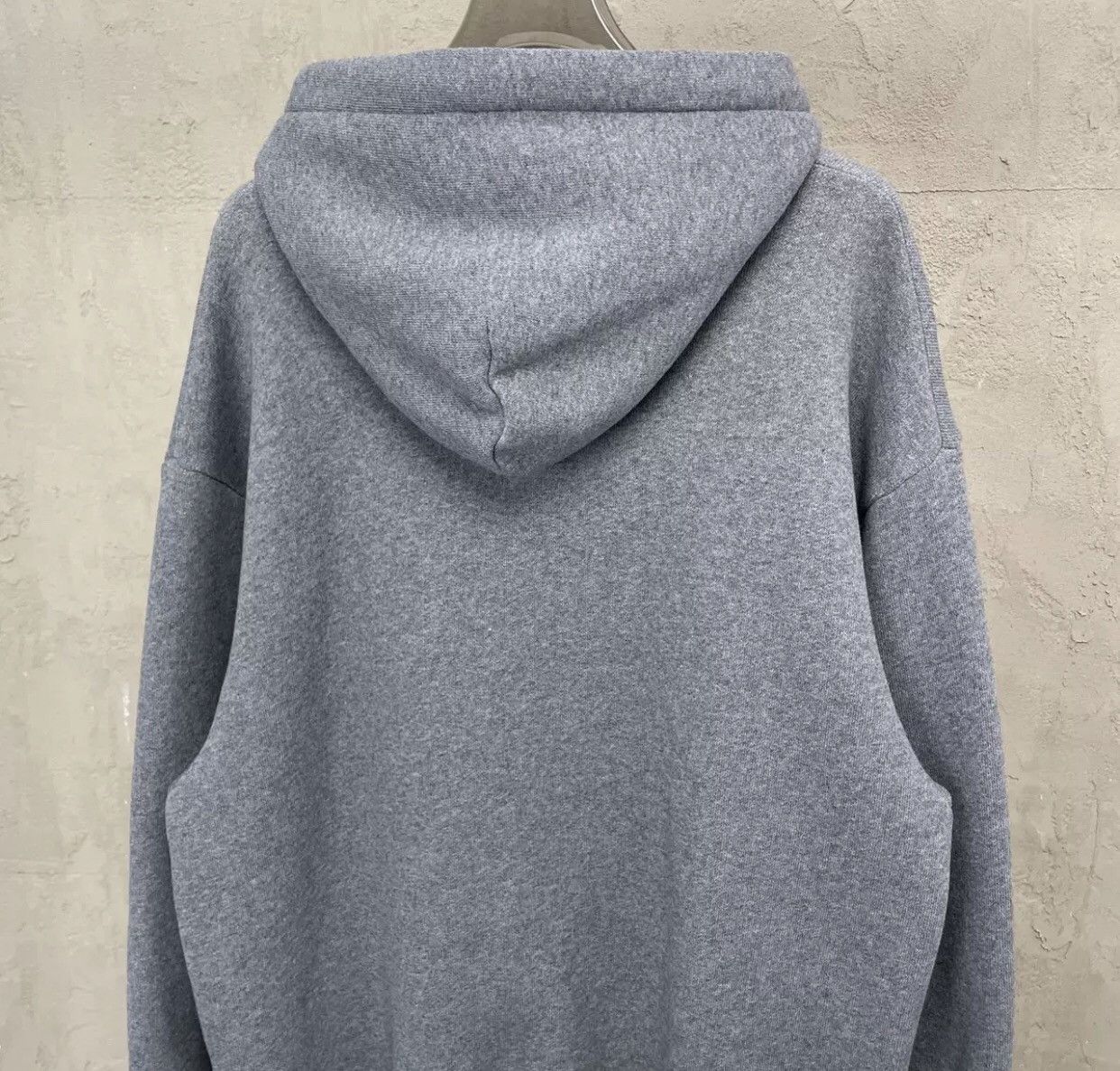 Balenciaga Balenciaga Grey Double B Wheat Ear Logo Hoodie Hoodie Size US XS / EU 42 / 0 - 3 Thumbnail
