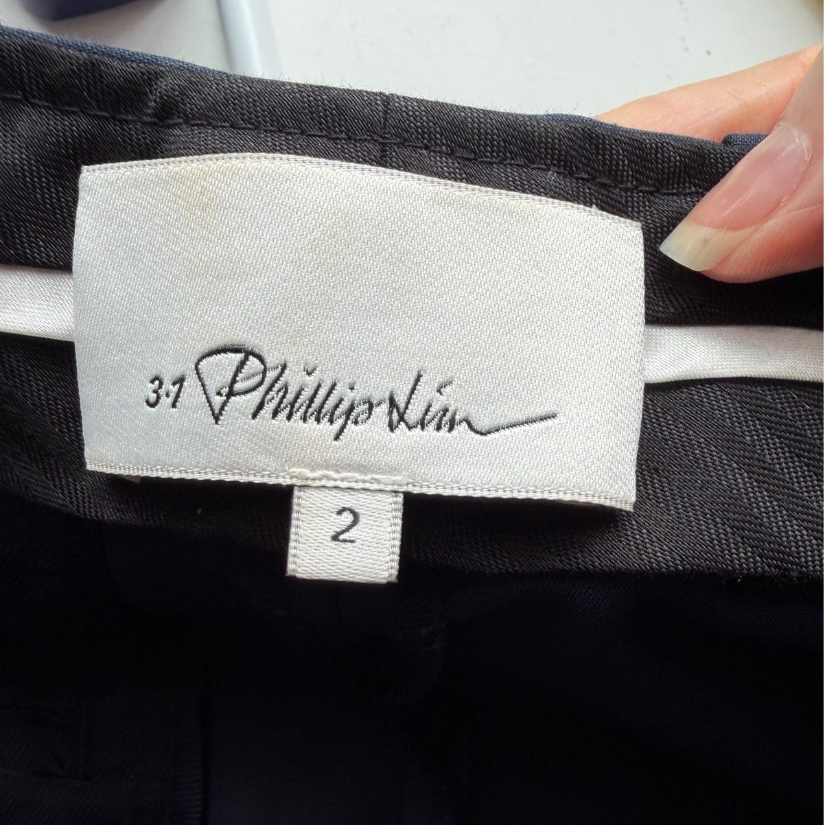 3.1 Phillip Lim 3.1 Phillip Lim Navy Blue Cropped Front Zip Trouser Pants 2 Size 26" / US 2 / IT 38 - 6 Thumbnail