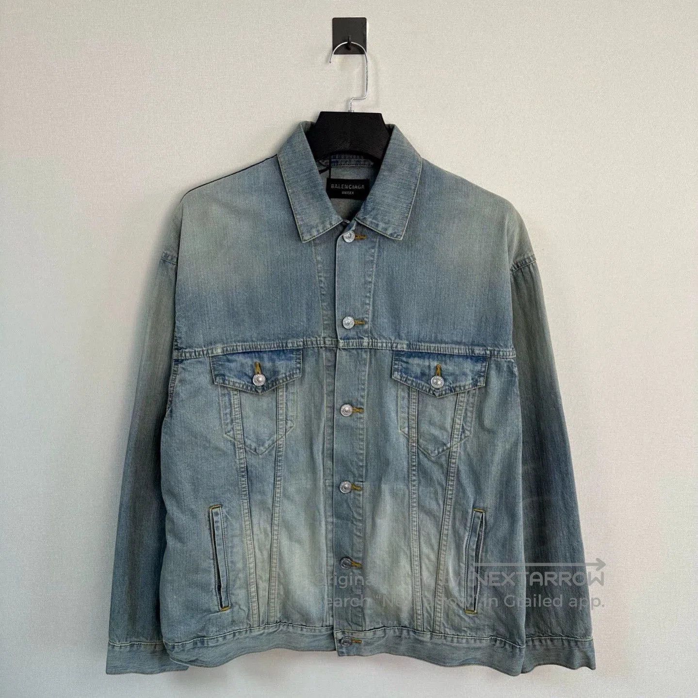 Balenciaga balenciaga sunset eiffel tower denim jacket. Size US XS / EU 42 / 0 - 2 Thumbnail