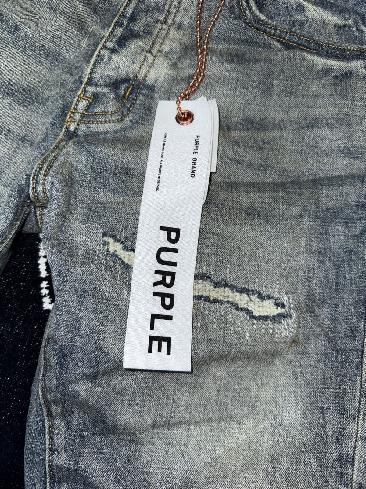 Purple Brand PURPLE BRAND DISTRESSED FADE AGED JEANS Size US 32 / EU 48 - 8 Thumbnail