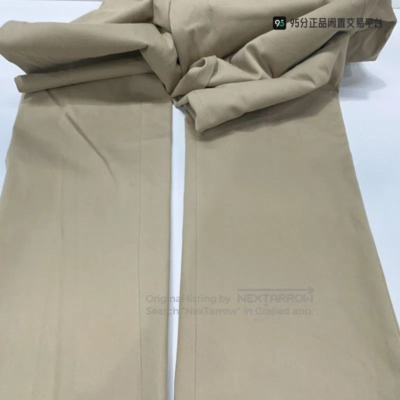 Loro Piana Loro Piana Men's Camel Pleated Straight Casual Pants. Size US 30 / EU 46 - 2 Thumbnail