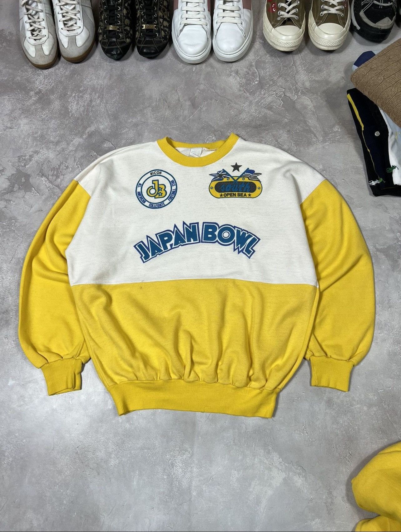 Vintage Vintage 90s Japan Bowl Y2k Baggy Tracksuit Size US L / EU 52-54 / 3 - 2 Thumbnail