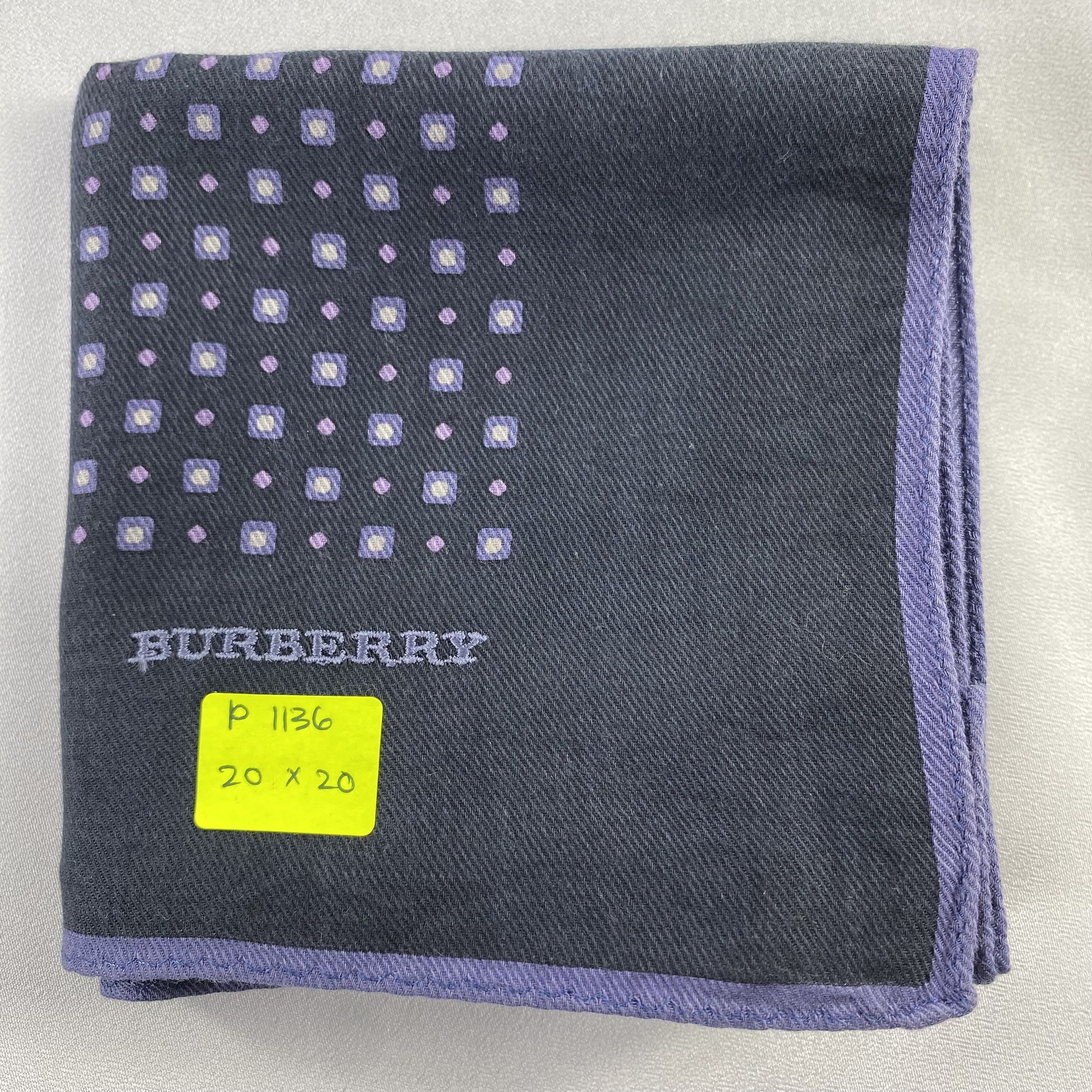 Burberry × Vintage Burberry Handkerchief / Neckerchief / Bandana-P1136 Size ONE SIZE - 5 Thumbnail