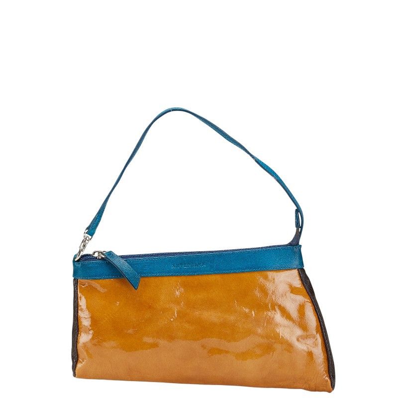 Other Anteprima Leather Enamel Logo Shoulder Bag Leather Shoulder Bag in Beige, Women's