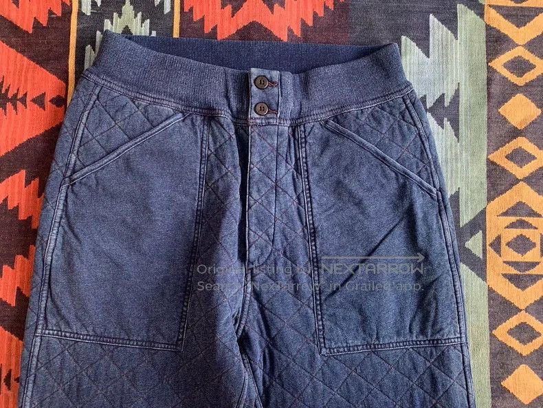 RRL Ralph Lauren RRL Ralph Lauren size L Indigo quilted cotton pants Size US 30 / EU 46 - 4 Thumbnail