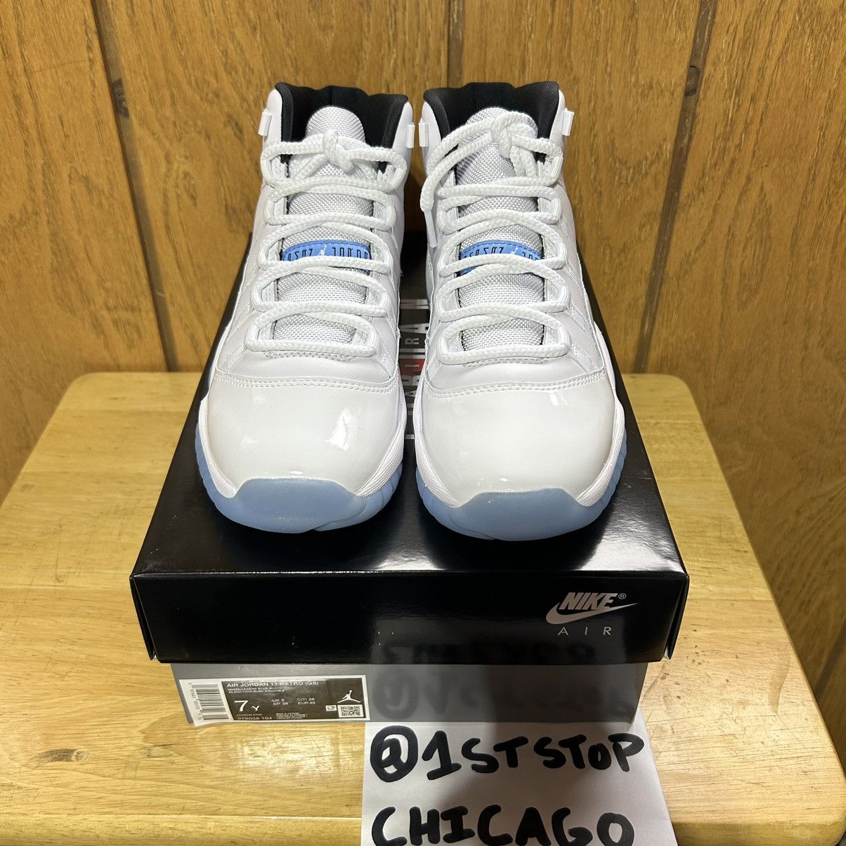 Designer × Jordan Brand × Nike Air Jordan Retro 11 Legend Blue 2024 GS Kids Size 7Y NEW Size US 7 / EU 40 - 2 Thumbnail