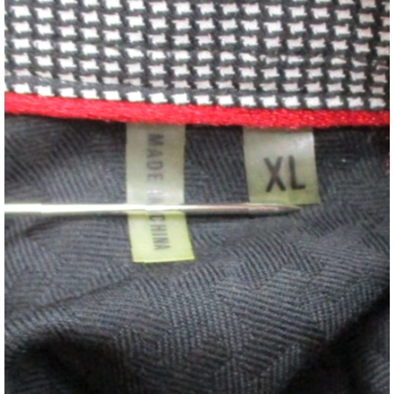 BUGATCHI Bugatchi Shirt Mens XL Black Classic Fit Long Sleeve Dress Button Up Houndstooth Size 46R - 6 Thumbnail
