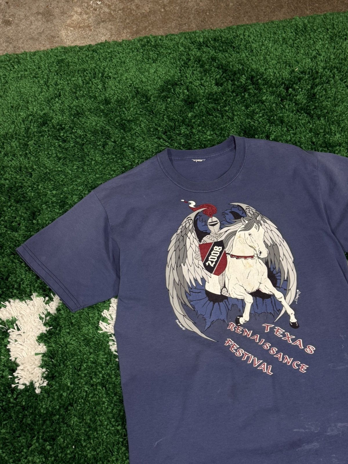 Other RARE Vintage Texas Renaissance Festival Knight Medieval Tee Size US M / EU 48-50 / 2 - 2 Thumbnail