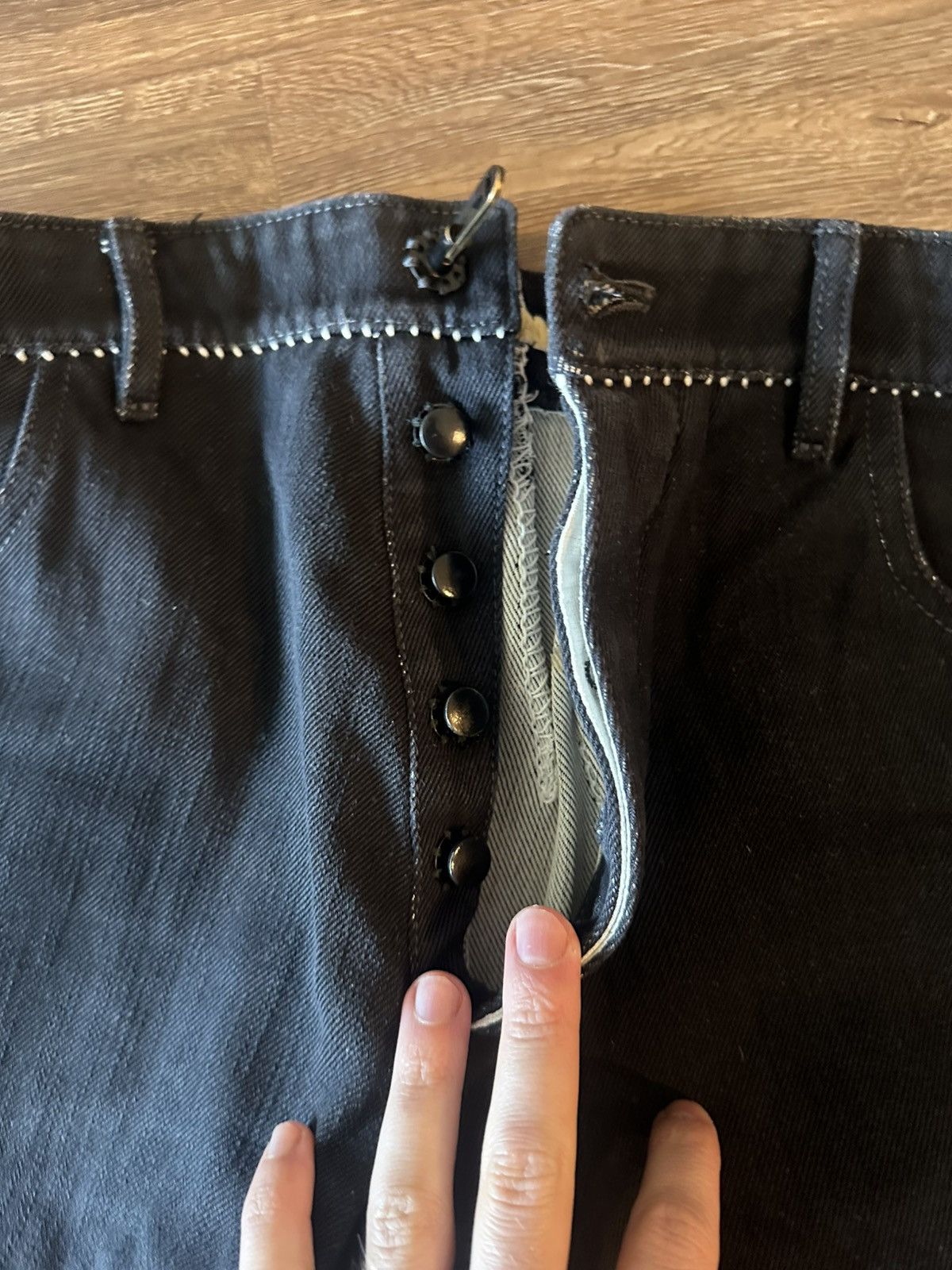 Carol Christian Poell Overlocked denim KIT-BW Size US 30 / EU 46 - 6 Thumbnail