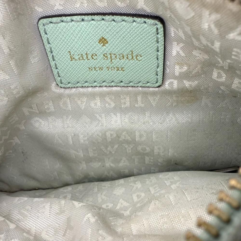 Designer Kate Spade Mikas Pond Bee Wristlet Mint Mojito Green Size ONE SIZE - 8 Thumbnail