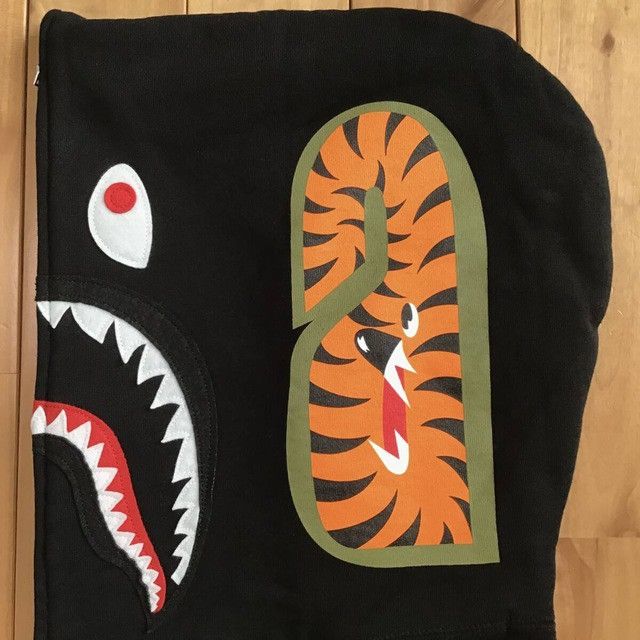 Bape BAPE WGM Shark Full Zip Hoodie Black a bathing ape Size US L / EU 52-54 / 3 - 6 Thumbnail