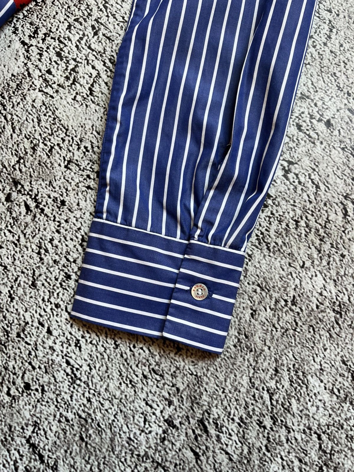Sandro Sandro Paris Striped Floral Wrap Dress Size 36 Size S / US 4 / IT 40 - 10 Thumbnail