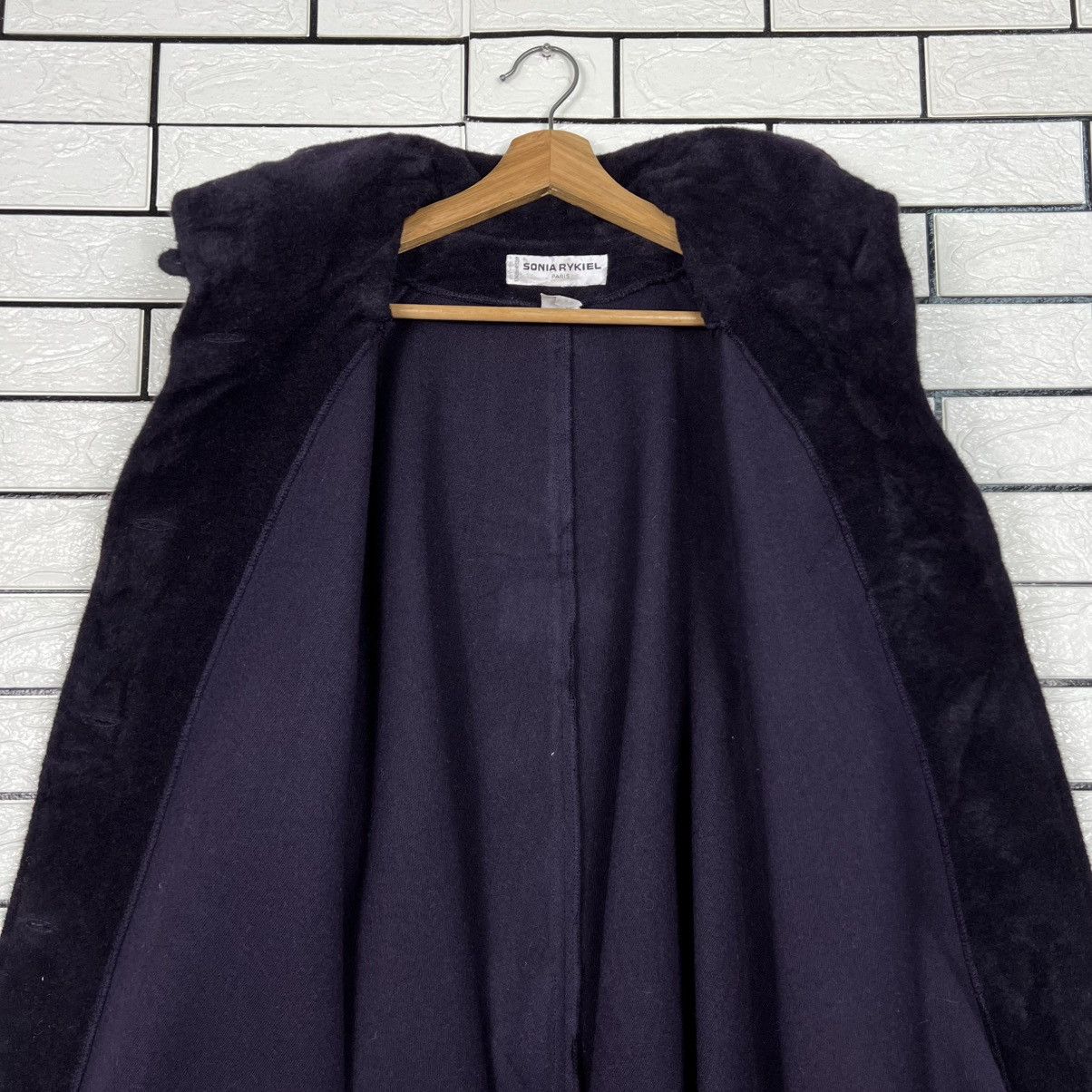 Sonia Rykiel Vintage 90's SONIA RYKIEL Wool Belted Overcoat #4137-C188 Size M / US 6-8 / IT 42-44 - 13 Thumbnail