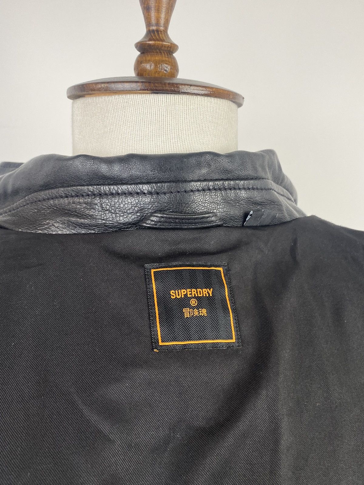 Superdry Men’s SuperDry Indie Coach Leather Jacket size XXL Size US XXL / EU 58 / 5 - 9 Thumbnail