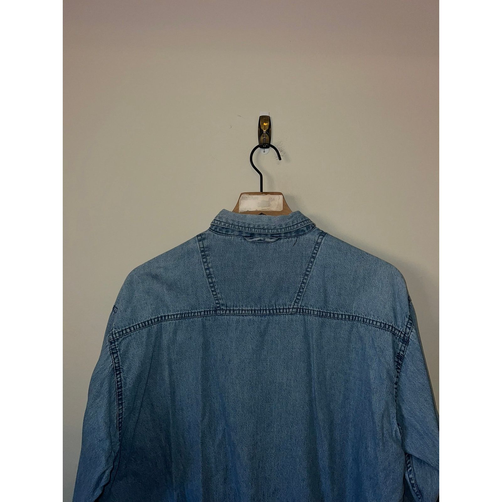 Vintage Vintage Fox News Button Up Shirt Channel 21 Denim LS VTG L Size US L / EU 52-54 / 3 - 9 Thumbnail