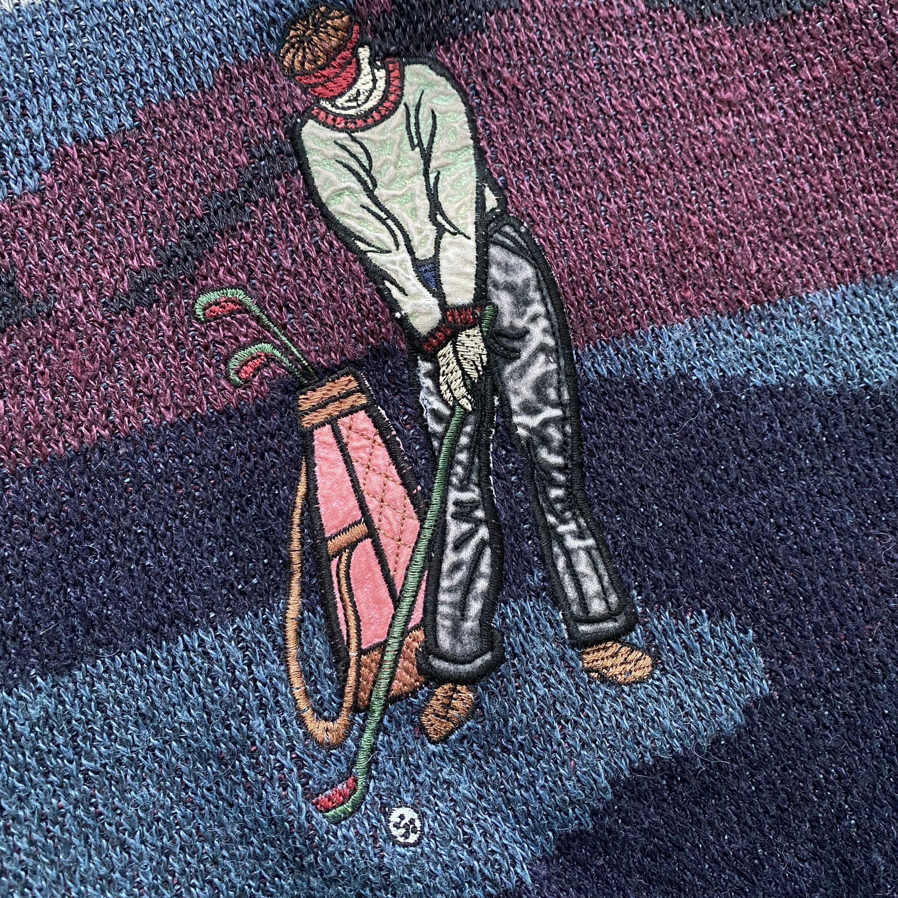 Polo Ralph Lauren Vintage 90s Golf Golfer Knit cozy sweater distressed Size US M / EU 48-50 / 2 - 4 Thumbnail