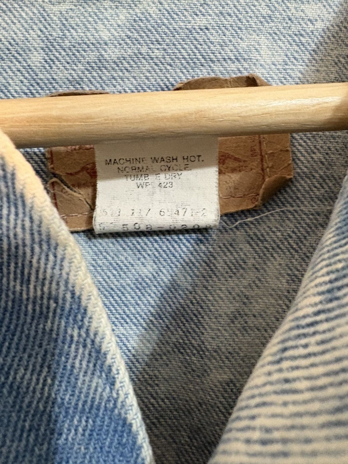 Levi's × Levi's Vintage Clothing × Vintage Vintage Levi’s Jean Jacket Size US XL / EU 56 / 4 - 5 Thumbnail