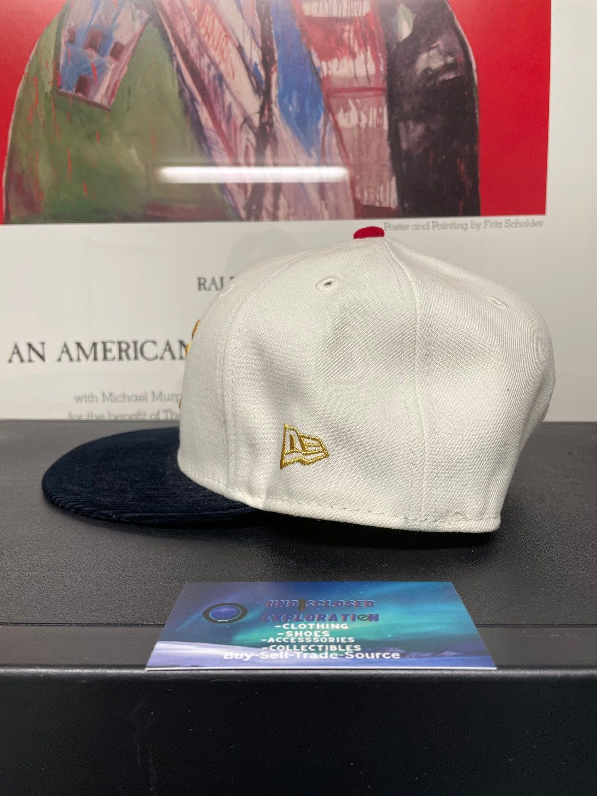 New Era New York Yankees cream American flag fitted hat Size ONE SIZE - 3 Thumbnail