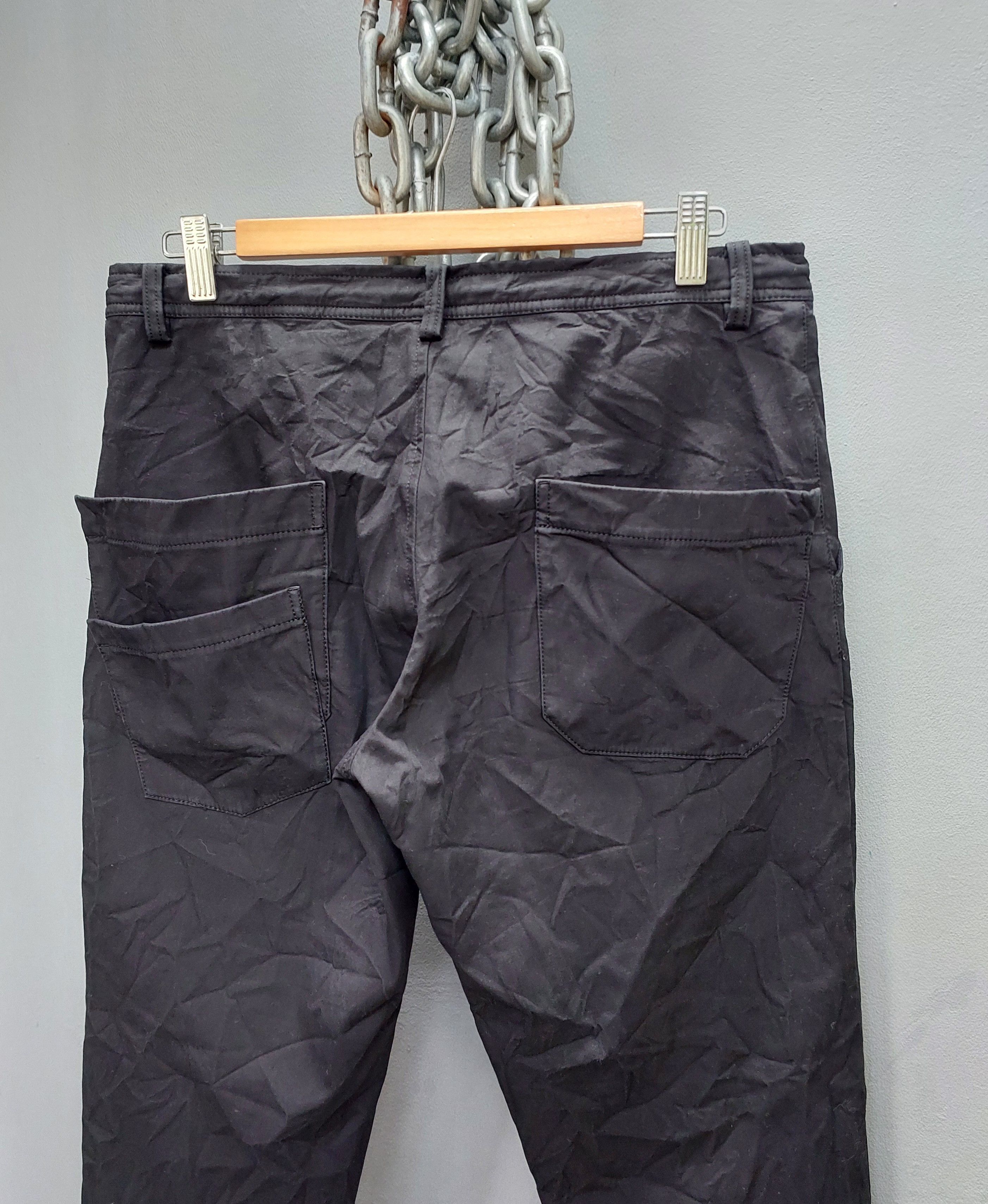 Y's × Y's for Men × Yohji Yamamoto Y's x Yohji Yamamoto Black Utility Tapered Pants Size US 33 - 8 Thumbnail