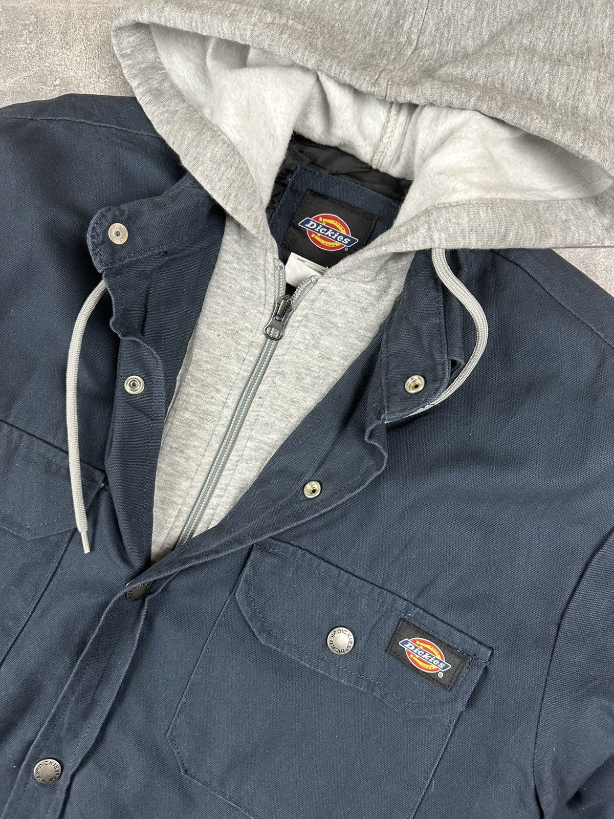 Dickies Dickies Hooded Overshot Denim Jacket Small Logo Size US S / EU 44-46 / 1 - 8 Thumbnail