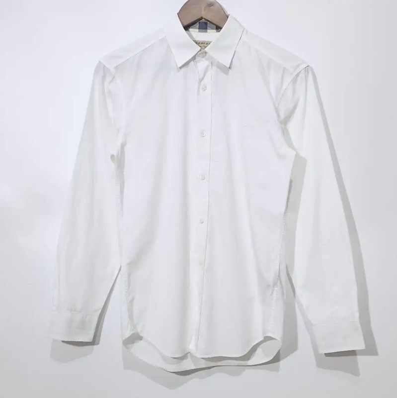 Burberry Burberry White Cotton Long Sleeve Shirt Size XS / US 0-2 / IT 36-38 - 1 Thumbnail