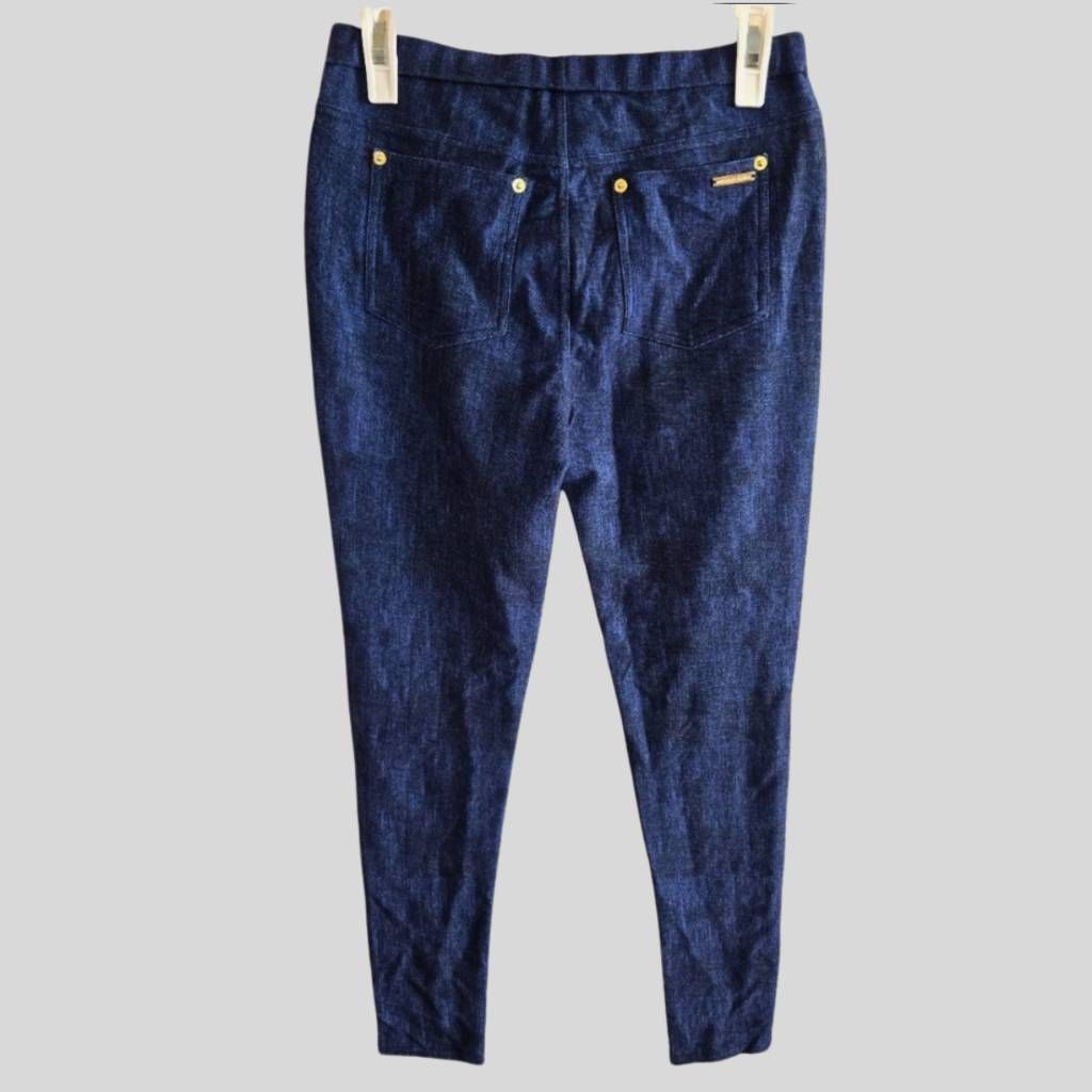 Michael Kors Michael Kors Blue Indigo Jeggings Womens Small Pull-On Stret Size 27" / US 4 / IT 40 - 2 Thumbnail