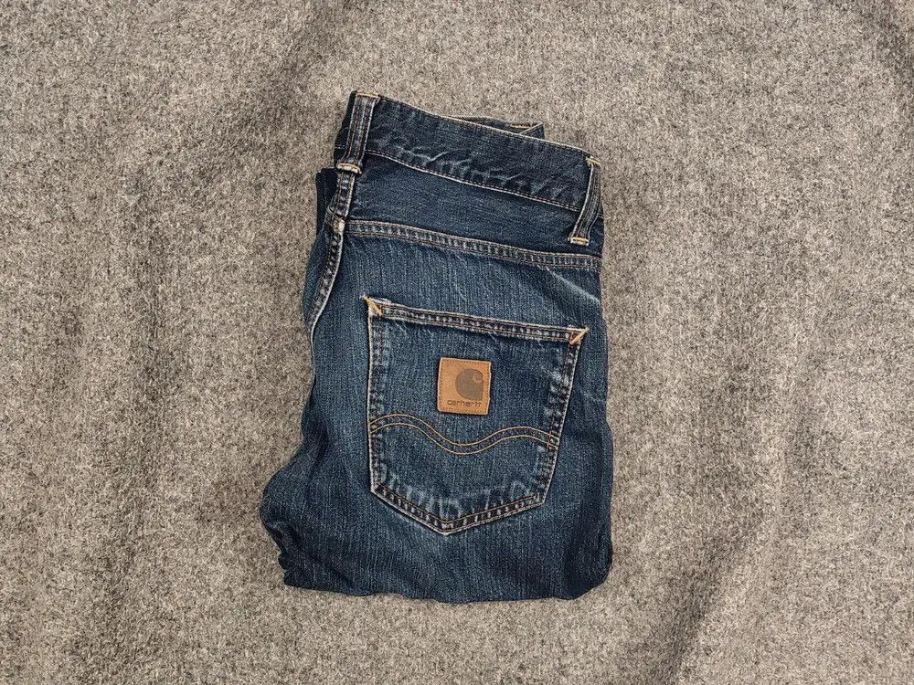 Carhartt Vintage 90's Carhartt Work Pronco Pocket Faded denim Jeans Size US 28 / EU 44 - 1 Thumbnail
