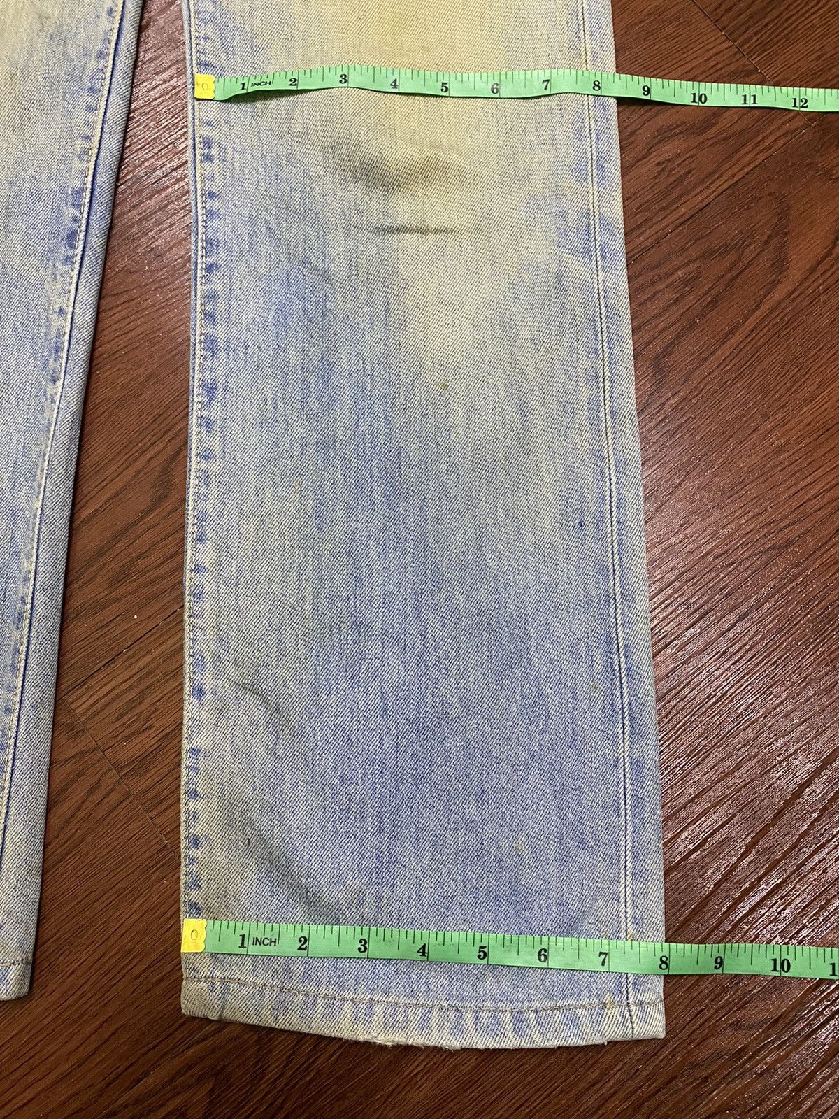 Other Vintage Japanese Brands Mud wash Distressed Loose Jeans Size US 29 - 9 Thumbnail