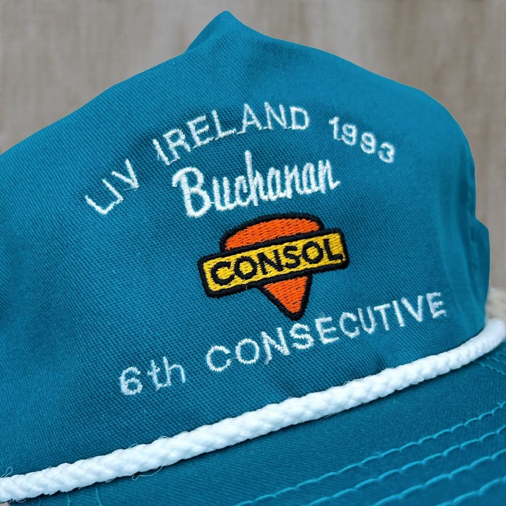 Coal Vintage Consol Trucker Hat Cap Snapback USA Coal Mining 90s Rope Buchanan Teal Size ONE SIZE - 1 Thumbnail