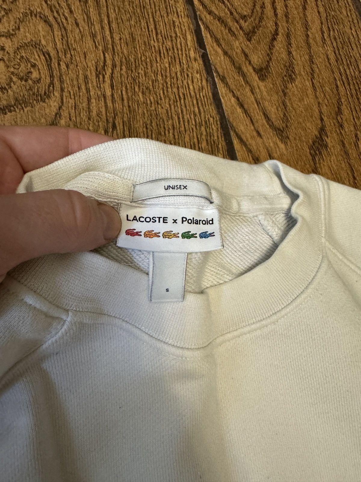 Lacoste × Polaroid Vintage Lacoste x Polaroid Distressed sweatshirt Size US S / EU 44-46 / 1 - 6 Thumbnail