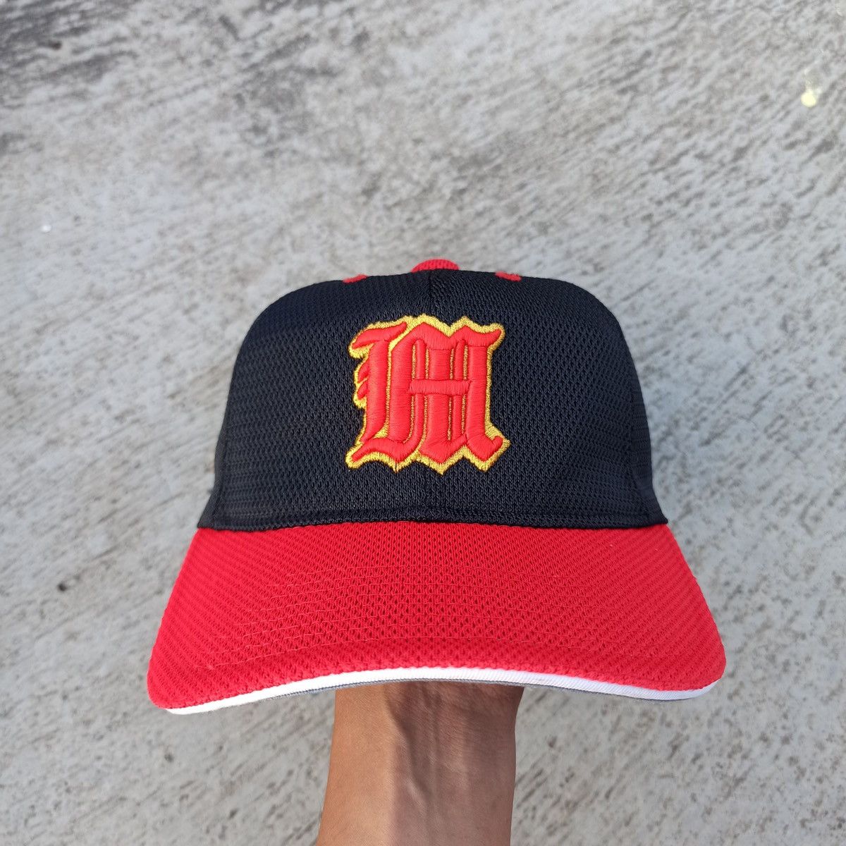 Hat Club × Mizuno Full mesh polyster initial M baseball hat Size ONE SIZE - 4 Thumbnail