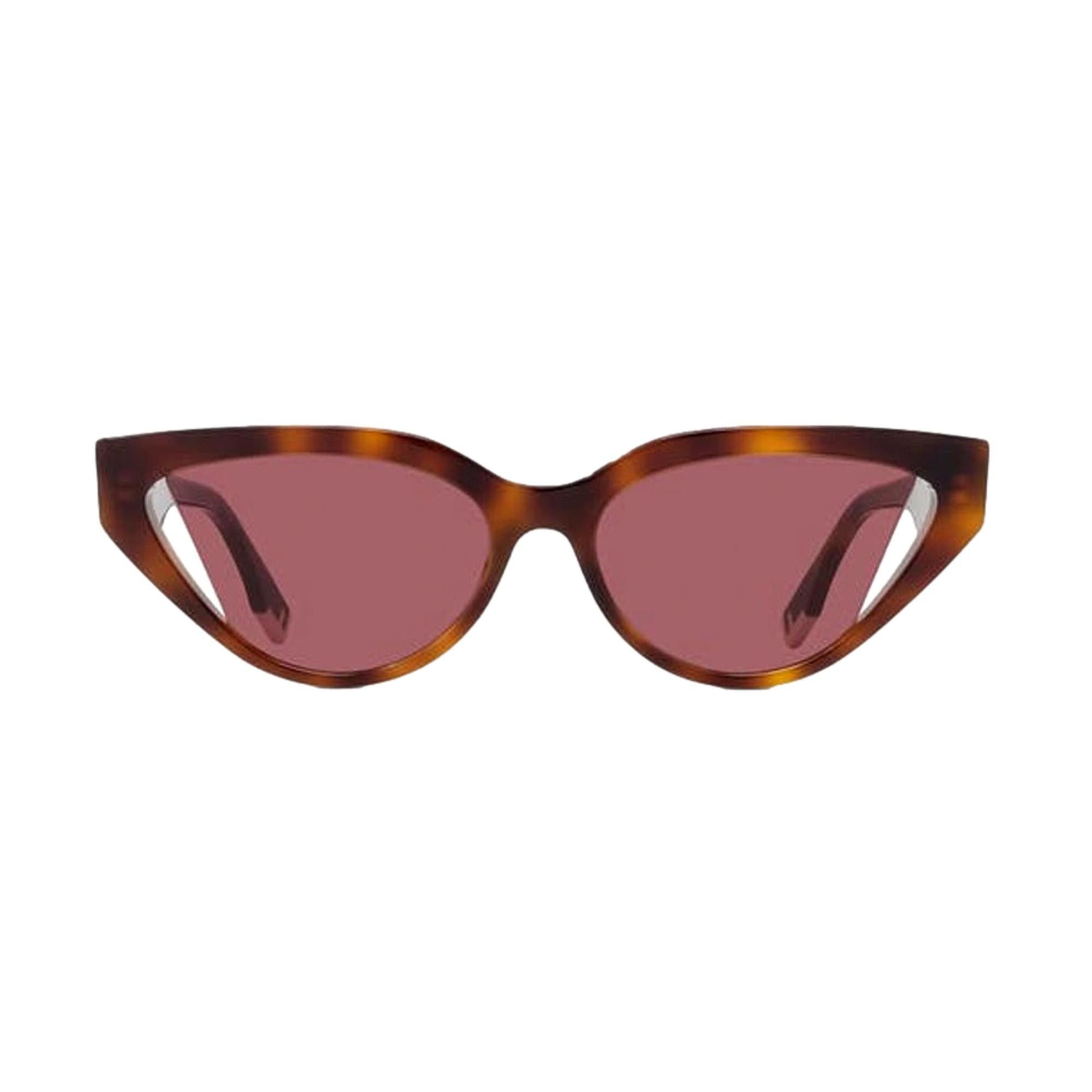 Black Sport Baguette mask-frame acetate sunglasses, Fendi