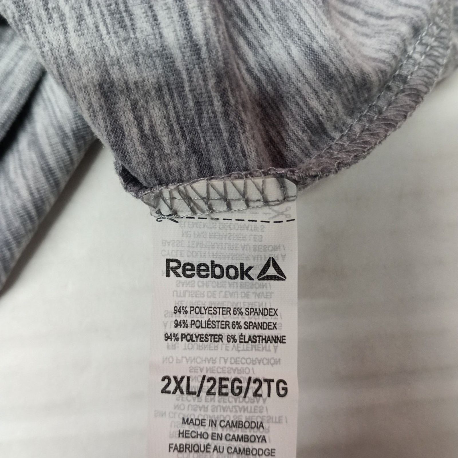 Reebok Reebok Men's Delta Core Shirt Size 2XL Sleet Heather Gray Size US XXL / EU 58 / 5 - 6 Thumbnail