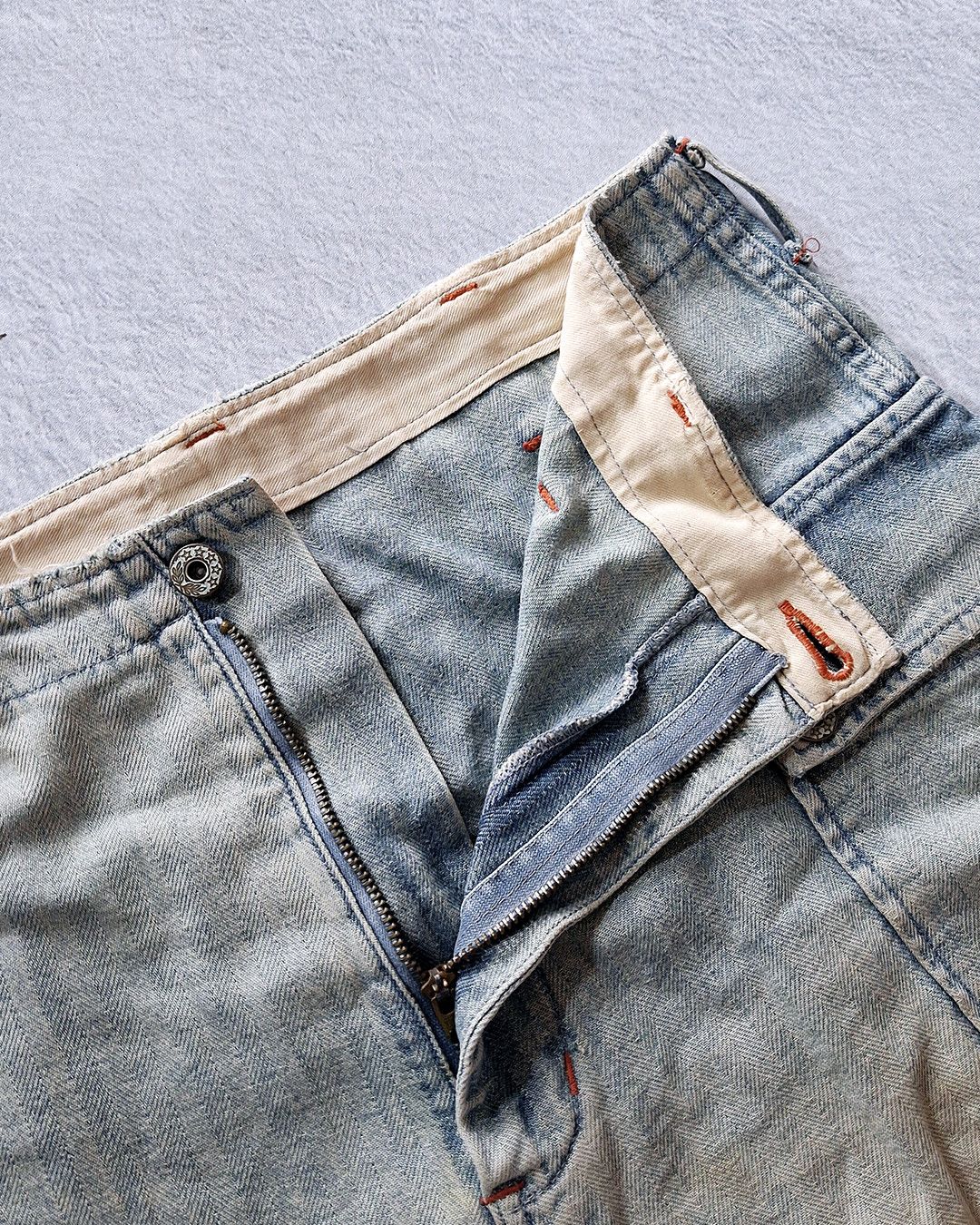 FOB Factory FOB FACTORY HERRINGBONE CARGO MONKEY SHORTS MADE IN JAPAN Size US 33 - 4 Thumbnail