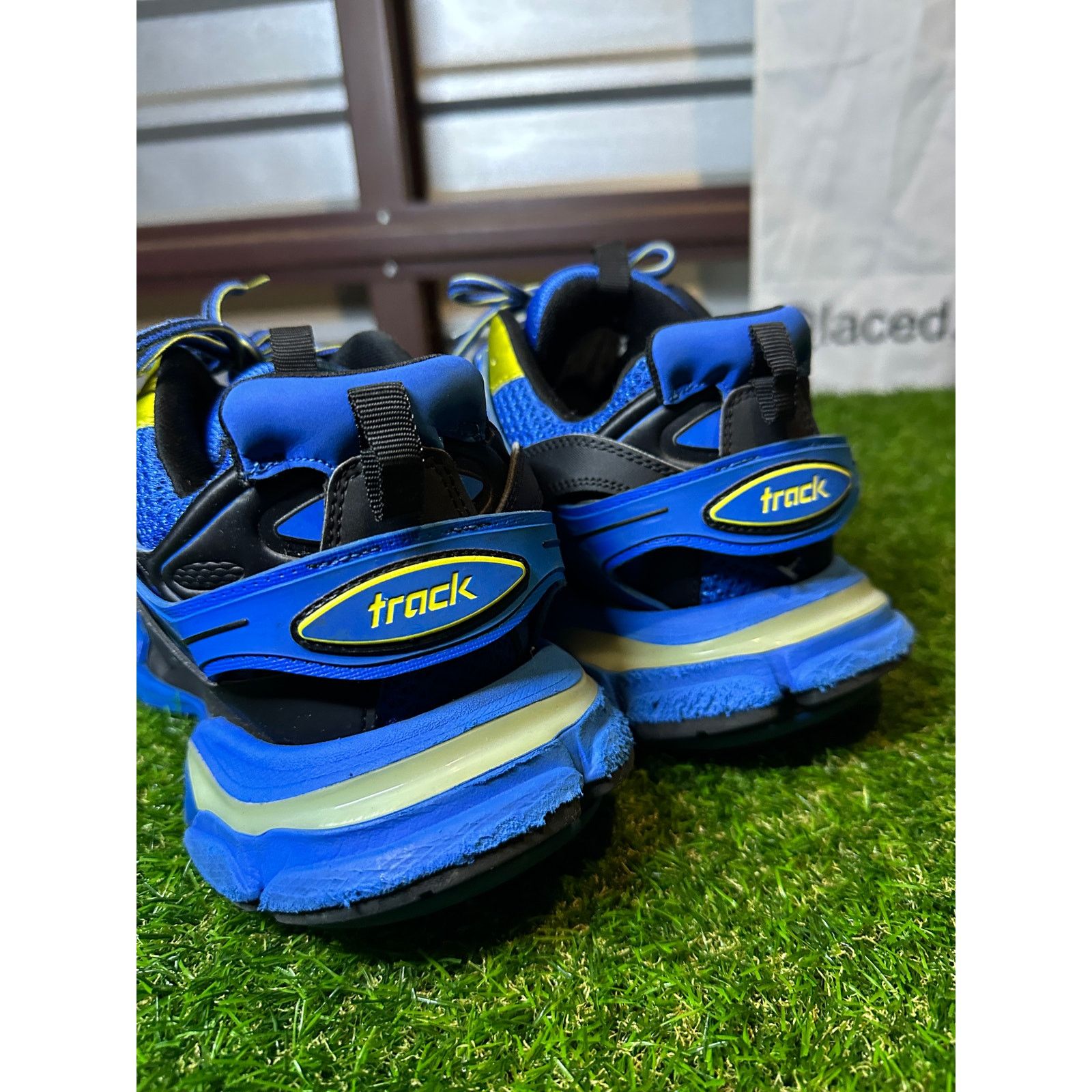 Balenciaga Size 10 - Balenciaga LED Track Runner Blue/Black/Yellow Size US 10 / EU 43 - 6 Thumbnail