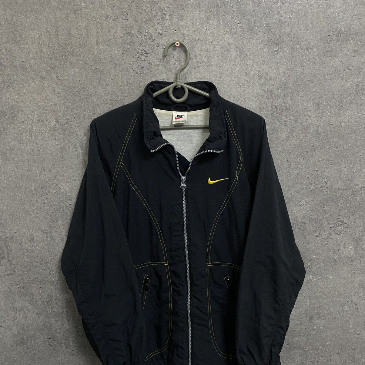Nike Vintage Nike Track Jacket Striped Mini Swoosh 00s Y2K Size US S / EU 44-46 / 1 - 3 Thumbnail