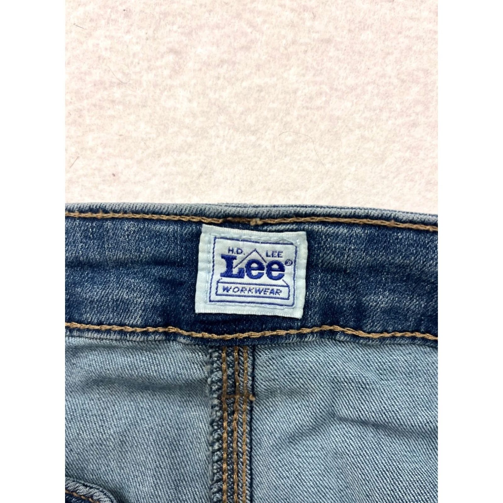 Lee Vintage Lee Denim Skirt 16M Cotton Blend Blue #8359 Size 38" / US 16 / IT 52 - 3 Thumbnail
